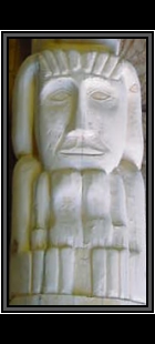 Carson Carving - Totem Pole In Progress